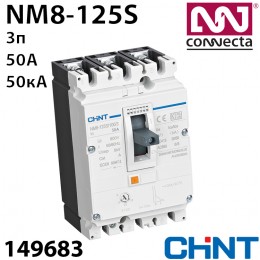 Автоматичний шафовий вимикач CHINT NM8-125S 50A 3P
