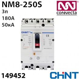 Автоматичний шафовий вимикач CHINT NM8-250S 180A 3P