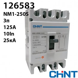 Силовий автоматичний вимикач CHINT NM1-250S/3300 125A