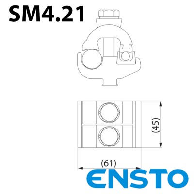 Затискач SM4.21 (50-240)/(10-95)