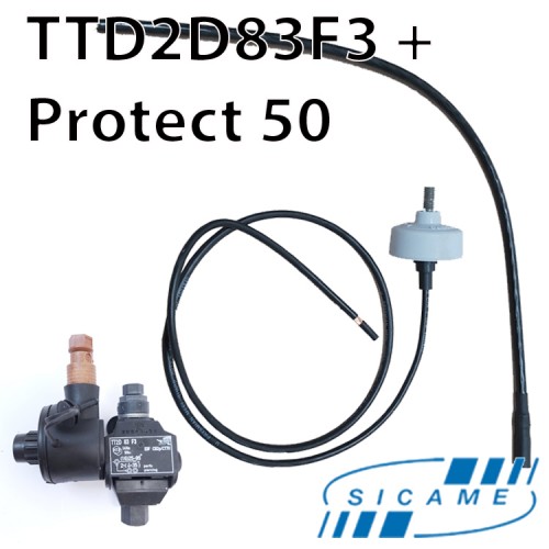 Відгалужувальний затискач з ОПН TT2D 83F3 PROTECT 50